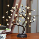 16" 36 LED Cherry Blossom Bonsai Tree - USB or Battery Powered with Timer