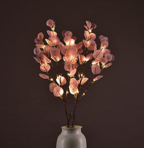30" Lighted Eucalyptus with Timer - USB and Battery Operated