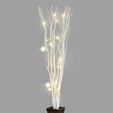 36-Inch Natural Willow Twig Lighted Branch, 16 LED, USB or Battery Powered