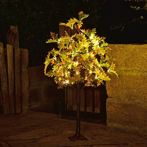4FT Lighted Oak Tree - 48 LED Warm White Low Voltage Lights