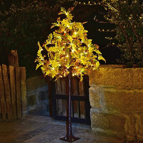 6FT Lighted Oak Tree - 88 LED Warm White Light - Low Voltage