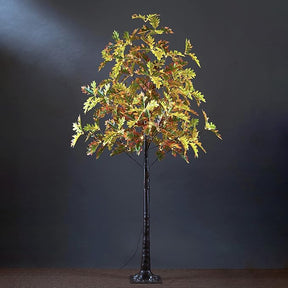 6FT Lighted Oak Tree - 88 LED Warm White Light - Low Voltage