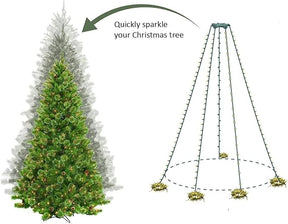 750 LED 245FT Star String Lights - Warm White - 8 Modes