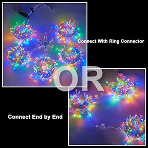 750 LED Star String Lights - 245FT Warm White/Multicolor with 9 Modes