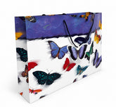 Butterfly Luxe High Gloss Durable Gift Bag - 4" x 13" x 18"