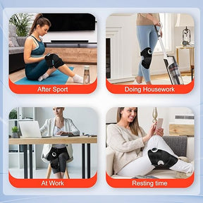 Cordless Knee & Shoulder Massager with Heat - 3 Vibration Modes & 5 Temperature Settings
