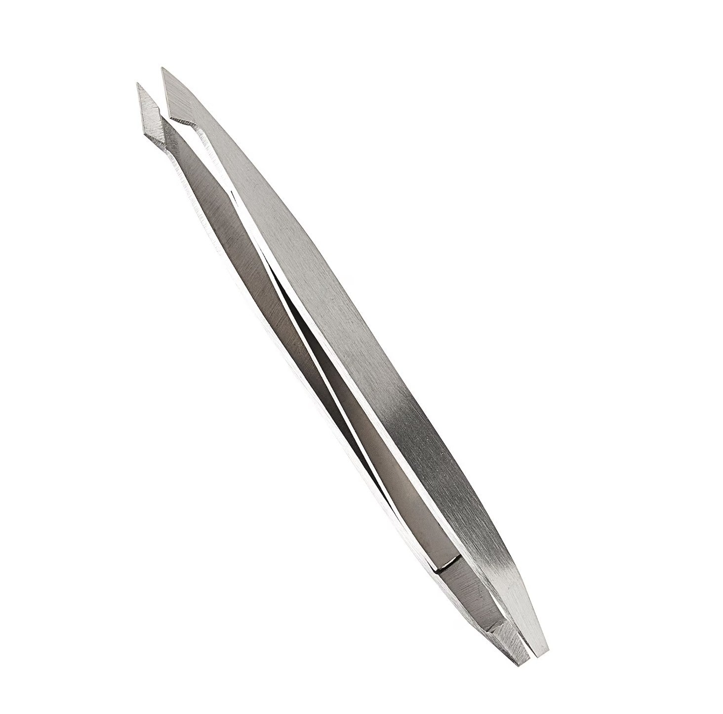 Equate Stainless Steel Dual-Ended Slant & Straight Tip Tweezers