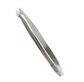 Equate Stainless Steel Dual-Ended Slant & Straight Tip Tweezers