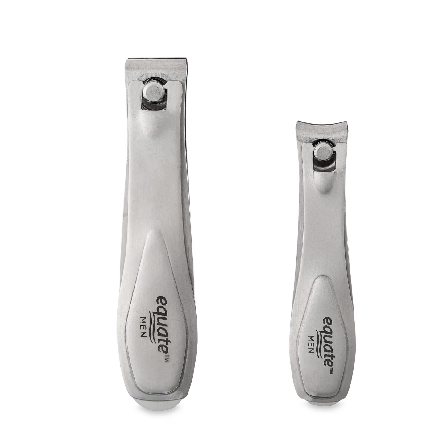 Equate Stainless Steel Nail Clipper Twin-Pack, 2 Pieces