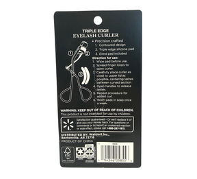 Equate Stainless Steel Triple-Edge Eyelash Curler