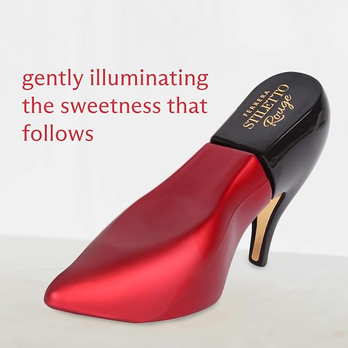 Ferrera Stiletto Rouge Eau De Parfum - Sweet Spicy Floral Vanilla Amber Scent, 3.4 fl.oz (100ml)