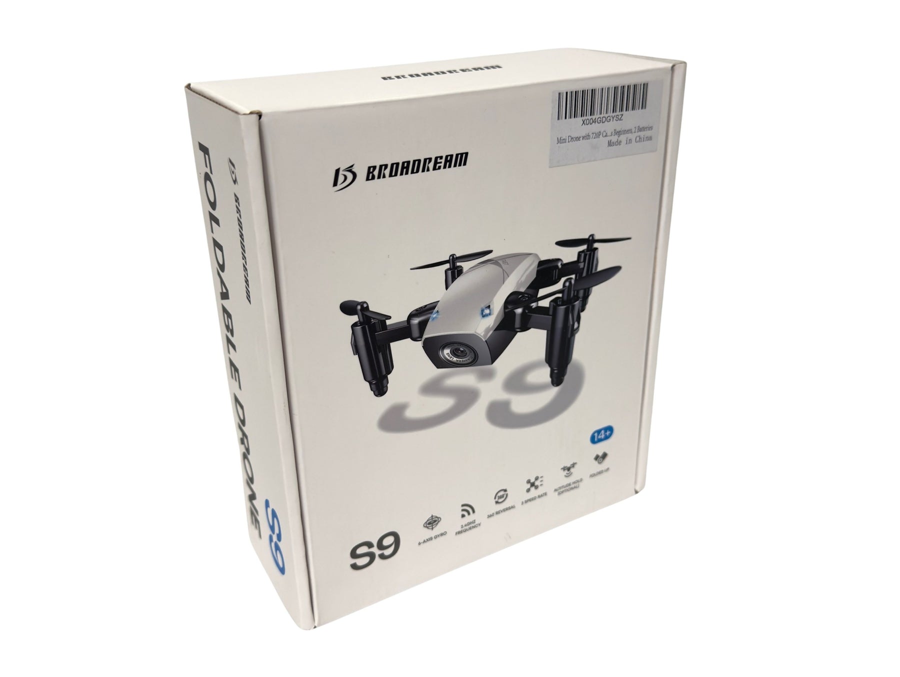 Foldable Camera Drone with Voice & Gesture Control - 2 Batteries Included