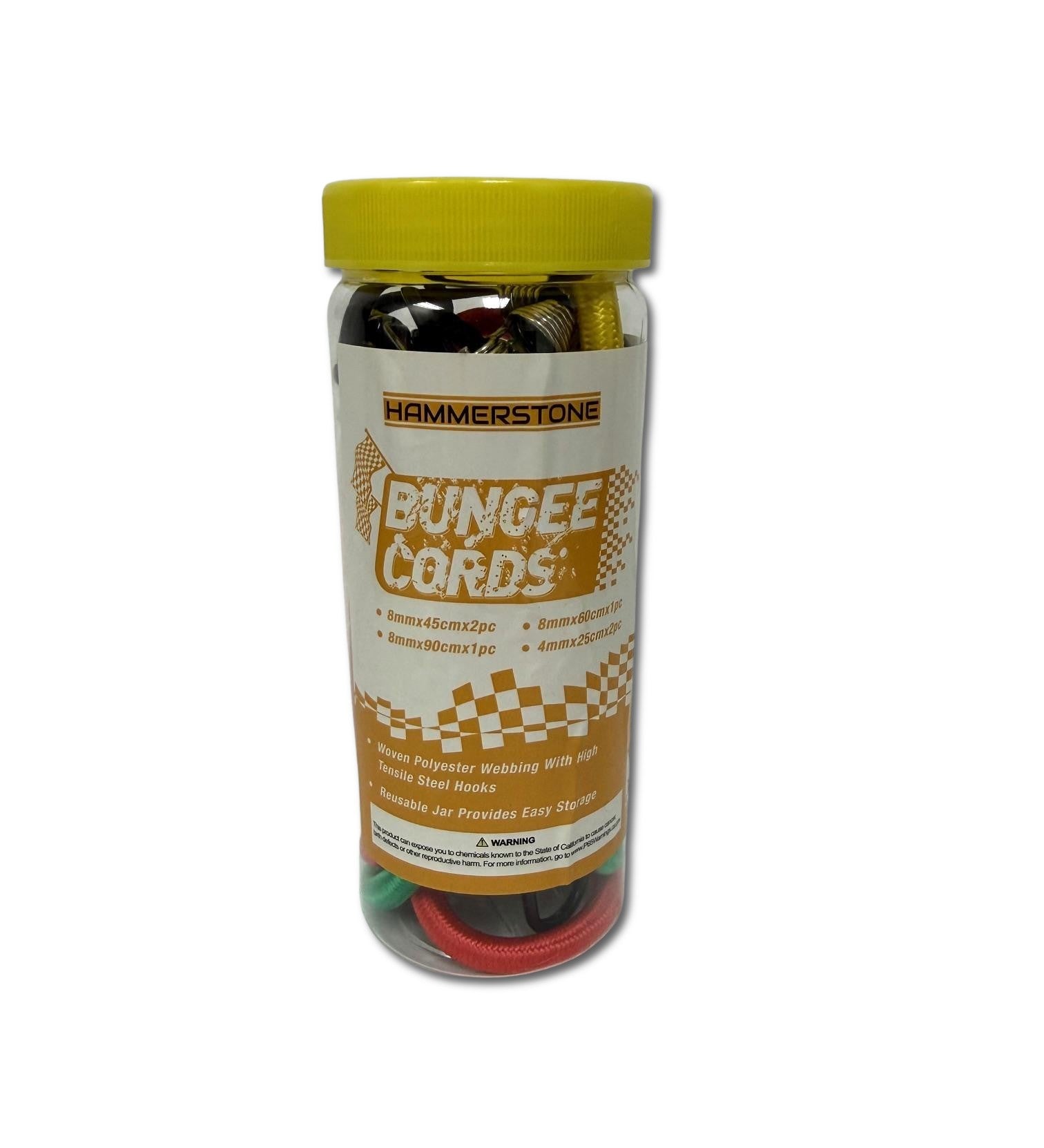 Hammerstone 6-Piece Bungee Cord Set - Assorted Sizes