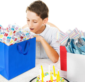 K-Kraft Birthday Metallic Tissue Paper - 102 Sheets, 20x20 Inch
