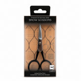 Professional Stainless Steel Brow Scissors with Diamond Ground Edges