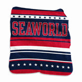 SeaWorld Ultra Soft Plush Fleece Raschel Throw Blanket - 50" x 60"
