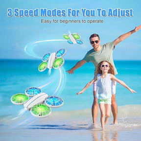 Small RC Quadcopter Drone with Lights, 3D Flip & Altitude Hold