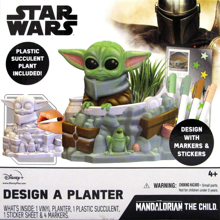Star Wars Mandalorian Baby Yoda Design A Planter - Grogu