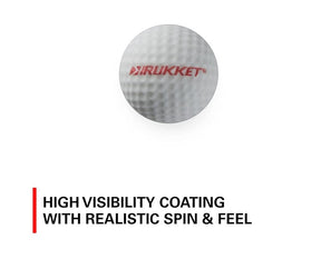 Rukket Sports Tru-Spin Glow in the Dark Foam Practice Golf Balls - 24 Pack