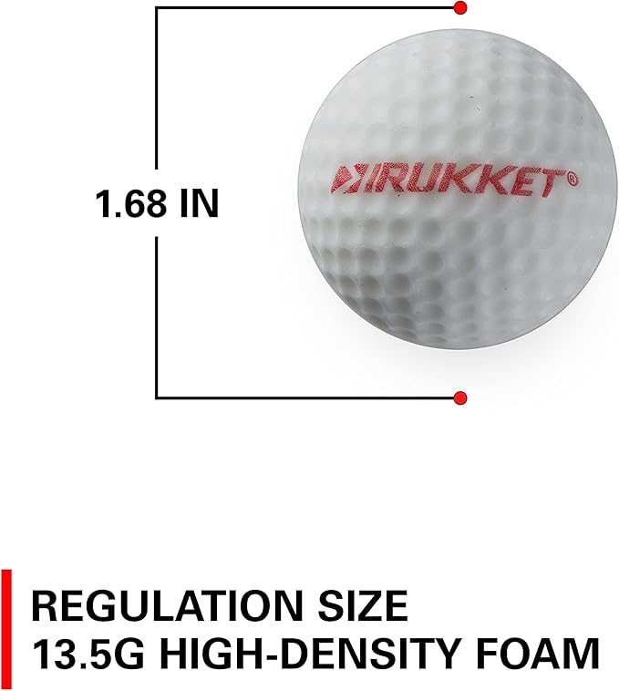 Rukket Sports Tru-Spin Glow in the Dark Foam Practice Golf Balls - 24 Pack