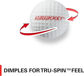 Rukket Sports Tru-Spin Glow in the Dark Foam Practice Golf Balls - 24 Pack