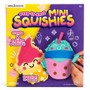 DIY Squishy Plushies No-Sew Craft Kit - Makes 2