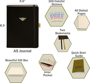 Settini Undated Hardcover Life Planner - Weekly & Monthly Organizer