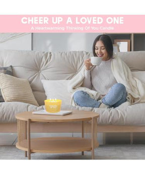 8oz Jasmine and Cashmere 3-Wick Uplifting Candle