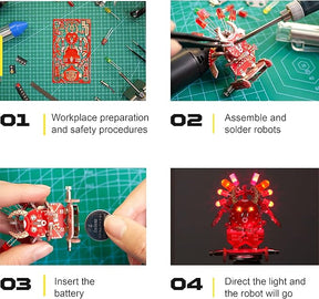 Geek Club Magic Voodoo Bots STEM Robot Building Kit