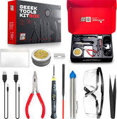 Geeek Tools 9-Piece Soldering Iron Kit with Storage Box