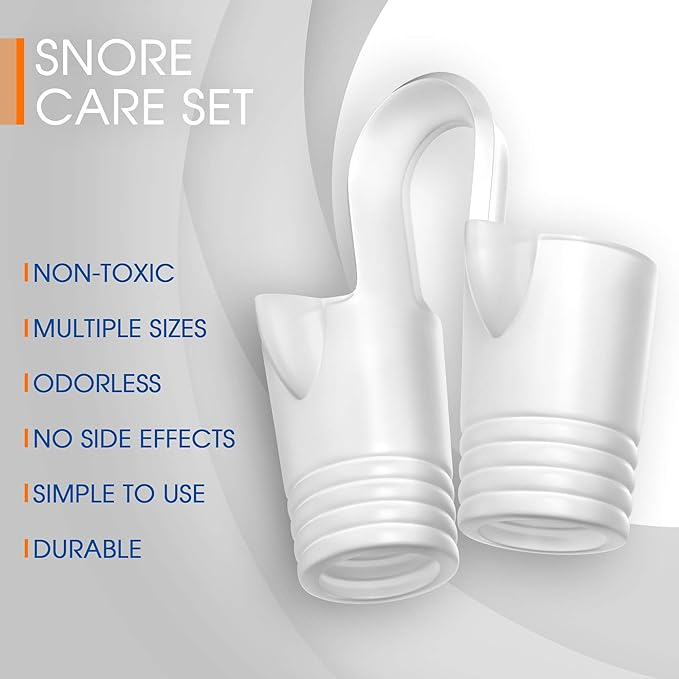 8-Pack Anti Snoring Nose Vents and Nasal Dilators for Better Sleep