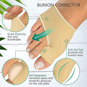 Orthopedic Bunion Corrector and Gel Toe Separator Bunion Splint (Size Large Fits Women 11-12 and Men 10.5- 13)