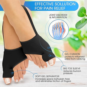 Dalivia Bunion Corrector and Big Toe Separator Relief Sleeve - 1 Pair