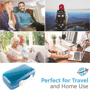 Airtight Moisture Proof Travel Pill Organizer Box