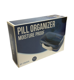 Airtight Moisture Proof Travel Pill Organizer Box