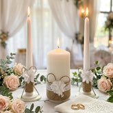 Wedding Unity Candle Set - 6" Pillar and Two 10" Taper Candles