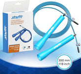 StarFit Premium High-Speed Jump Rope with 360-Degree Ball Bearings and Adjustable Cable