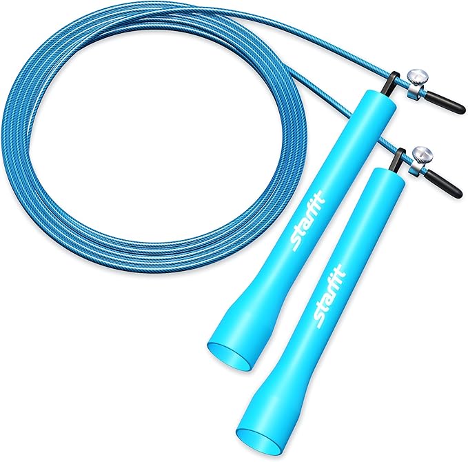 StarFit Premium High-Speed Jump Rope with 360-Degree Ball Bearings and Adjustable Cable