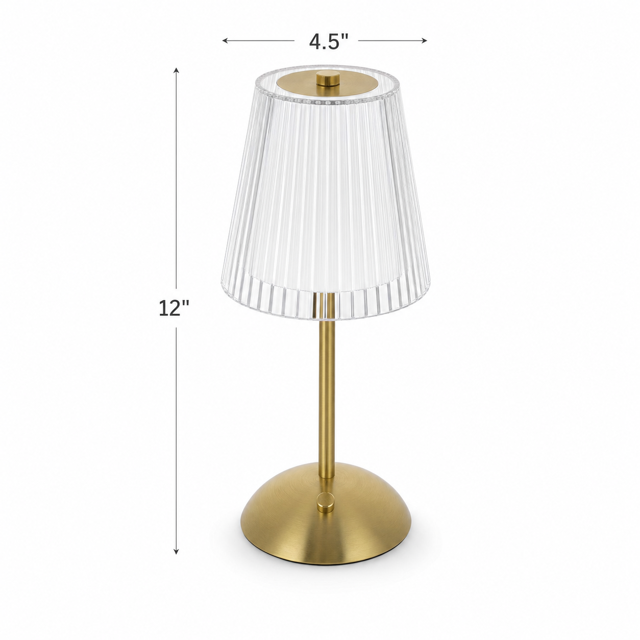 Celeste Cordless Touch Table Lamp – Rechargeable Luxury Accent Light with 3 Dimmable Modes