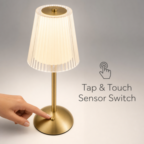 Celeste Cordless Touch Table Lamp – Rechargeable Luxury Accent Light with 3 Dimmable Modes