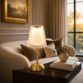 Celeste Cordless Touch Table Lamp – Rechargeable Luxury Accent Light with 3 Dimmable Modes