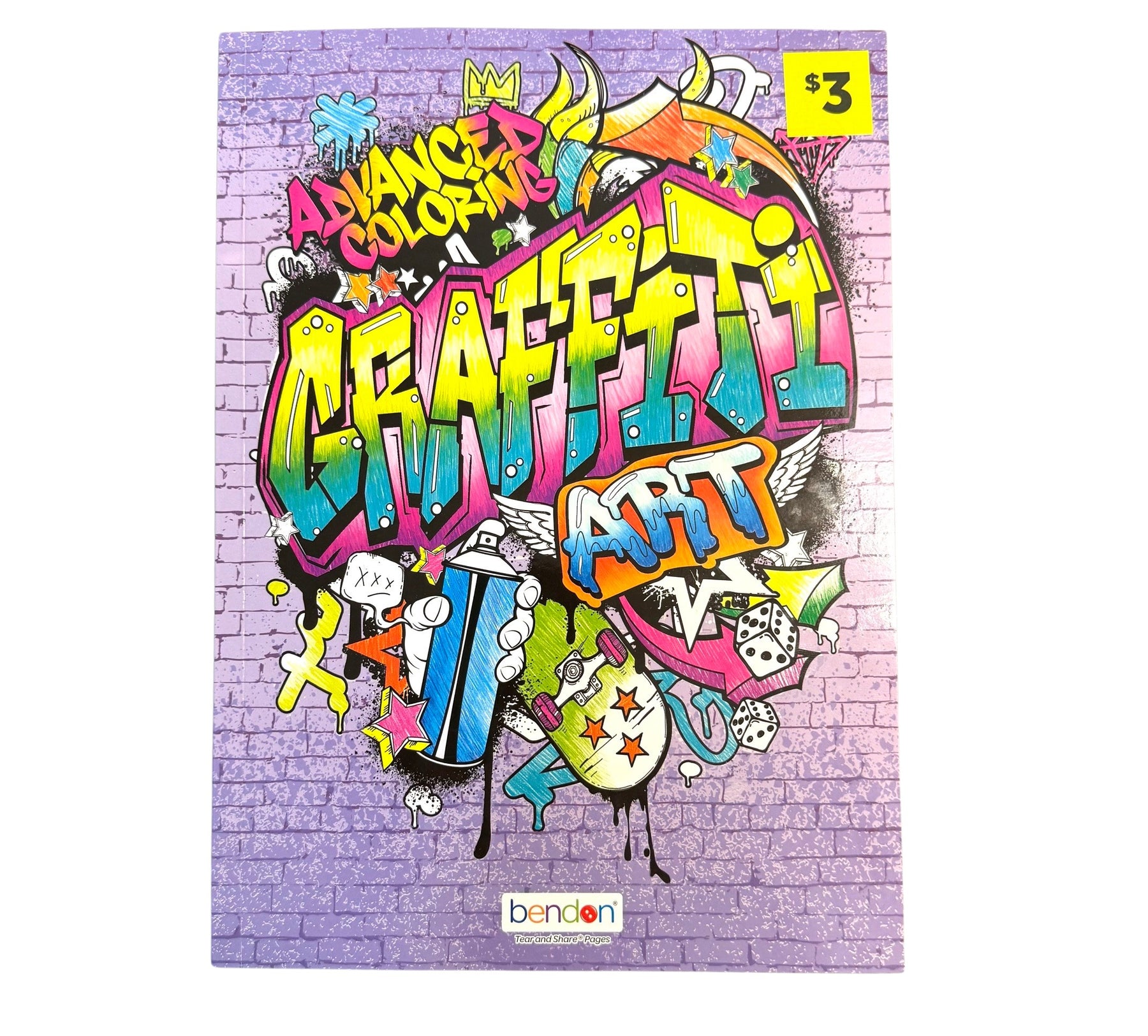 Bendon Graffiti Art Advanced Coloring Book (30 Pages)