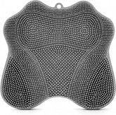 11.2" x 11" Dual-Sided Silicone Shower Foot Scrubber Mat