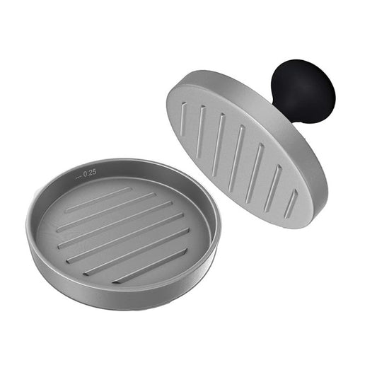Cave Tools 4.5" Aluminum Hamburger Patty Maker with 200 Parchment Papers