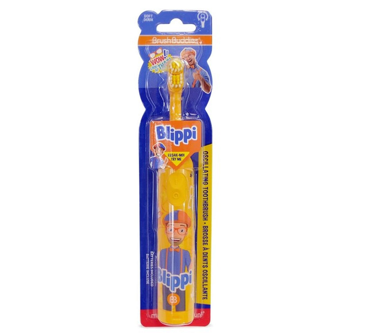 Brush Buddies Blippi Kids Battery Operated Electric Toothbrush
