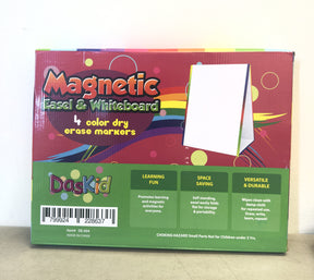 16" x 12.5" Double-Sided Tabletop Magnetic Whiteboard Easel
