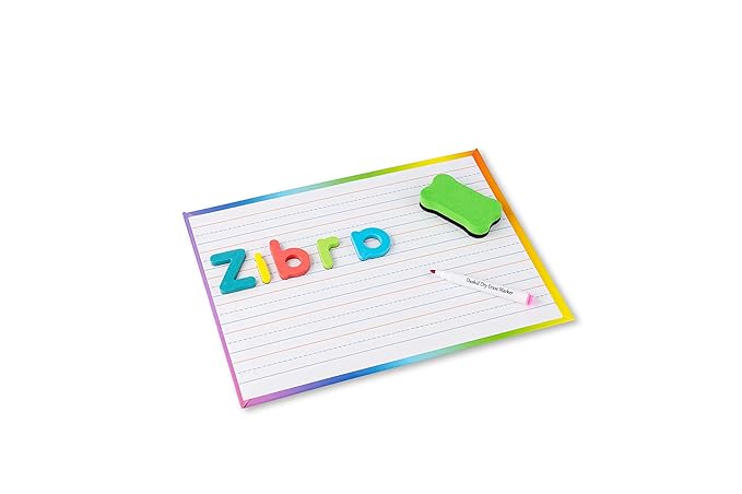 234-Piece Magnetic Letters Alphabet Kit with 11.3" x 7.9" Whiteboard