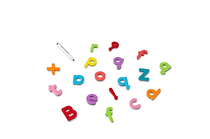 234-Piece Magnetic Letters Alphabet Kit with 11.3" x 7.9" Whiteboard
