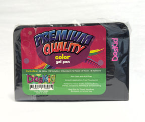 DasKid 160-Color Artist Gel Pen Set with Refills (0.03"–0.04" Tips)