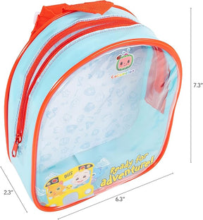 LUV HER CoComelon Kids Backpack with 10-Piece Hair Styling Accessories Pack